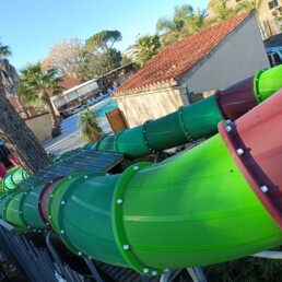 Toboggan aquatique de l'espace aquatique