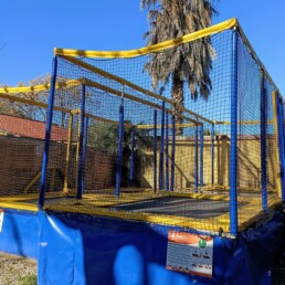 Trampoline du camping Cap Sud dans les Pyrénnées-Orientales