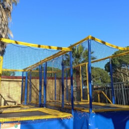 Trampoline du camping Cap Sud dans les Pyrénnées-Orientales